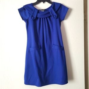 Un Deux Trois blue dress